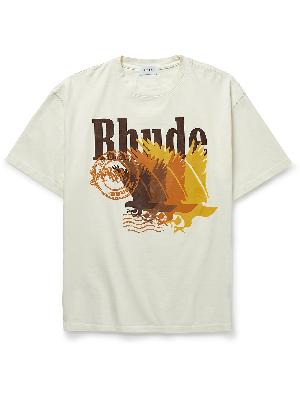 Rhude - Postage Logo-Print Cotton-Jersey T-Shirt