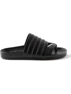 Rick Owens - Ruhlmann Granola Ribbed Leather Sandals