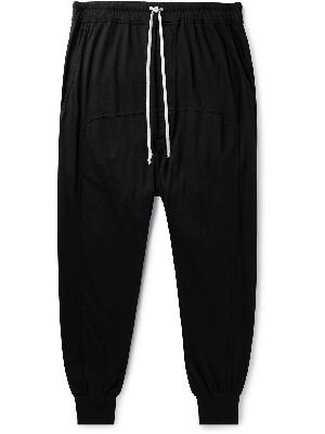 DRKSHDW by Rick Owens - Prisoner Tapered Cotton-Jersey Drawstring Trousers