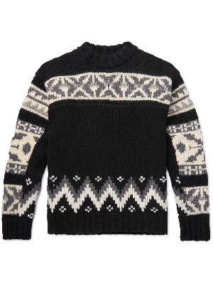 Sacai - Fair Isle Wool-Blend Sweater