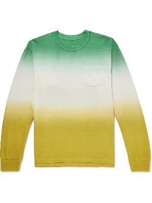 Sacai - Dip-Dyed Cotton-Jersey T-Shirt