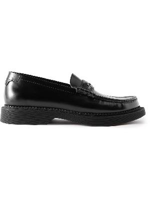 SAINT LAURENT - Anthony Embellished Leather Penny Loafers