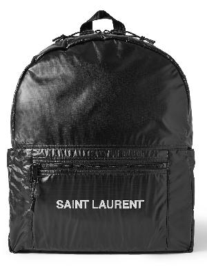 SAINT LAURENT - NUXX Logo-Print Nylon-Ripstop Backpack