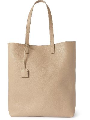 SAINT LAURENT - Full-Grain Leather Tote Bag