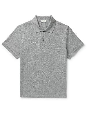 SAINT LAURENT - Cotton-Piqué Polo Shirt