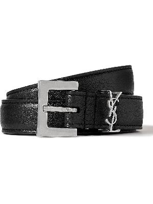 SAINT LAURENT - 2cm Full-Grain Leather Belt