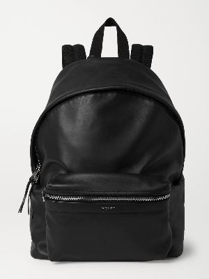 SAINT LAURENT - City Leather Backpack