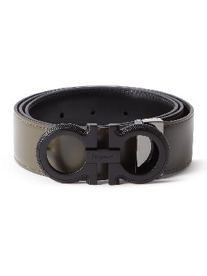 Salvatore Ferragamo - 3.5cm Reversible Leather Belt