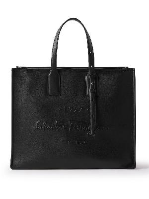 Salvatore Ferragamo - Logo-Embossed Leather Tote Bag