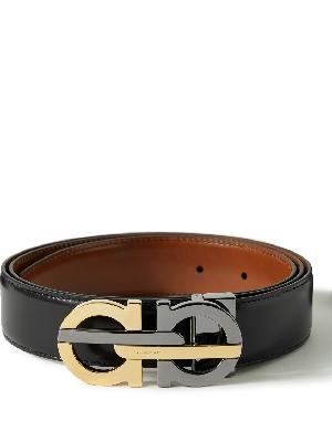 Salvatore Ferragamo - 3cm Reversible Leather Belt