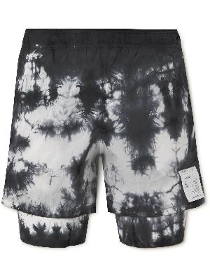 Satisfy - Layered Tie-Dyed TechSilk Shorts