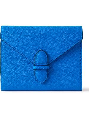 Smythson - Panama Cross-Grain Leather Double Playing Cards Case Set