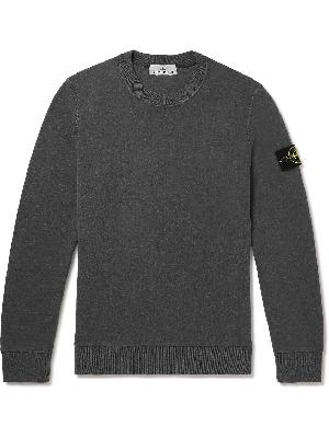 Stone Island - Logo-Appliquéd Cotton-Jersey Sweatshirt