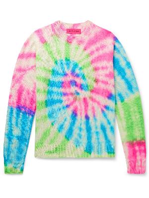 The Elder Statesman - Spiral Tranquil Tye-Dyed Cashmere Sweater