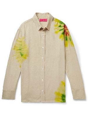 The Elder Statesman - Magic Rings Clash Tie-Dyed Recycled-Flannel Shirt