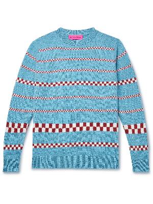 The Elder Statesman - Speed Intarsia Cashmere Sweater