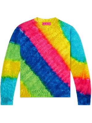 The Elder Statesman - Rainbow Void Tie-Dyed Cashmere Sweater