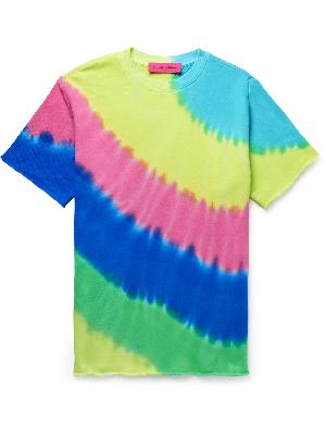 The Elder Statesman - Rainbow Void Tie-Dyed Cotton and Cashmere-Blend Jersey T-Shirt