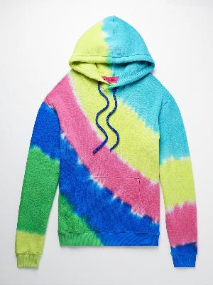 The Elder Statesman - Oversized Tie-Dyed Cotton and Cashmere-Blend Jersey Hoodie