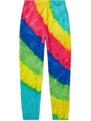 The Elder Statesman - Rainbow Void Tie-Dyed Cashmere Sweatpants