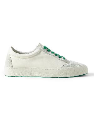 The Row - Marley Leather and Suede Sneakers