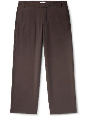 The Row - Kenzai Virgin Wool and Mohair-Blend Trousers