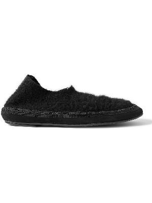 The Row - Brushed-Cashmere Slippers