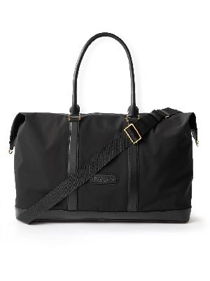 TOM FORD - Leather-Trimmed Nylon Weekend Bag