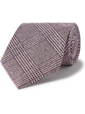 TOM FORD - 8cm Checked Silk-Jacquard Tie