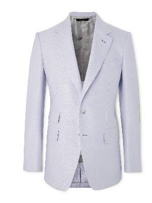 TOM FORD - Grain de Poudre Silk, Wool and Mohair-Blend Suit Jacket