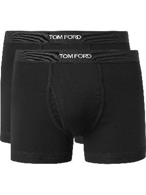TOM FORD - Two-Pack Stretch-Cotton Boxer Briefs