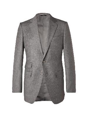 TOM FORD - O'Connor Slim-Fit Super 110s Sharkskin Wool Suit Jacket