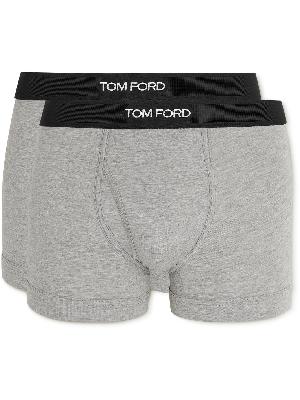 TOM FORD - Two-Pack Stretch Cotton and Modal-Blend Boxer Briefs