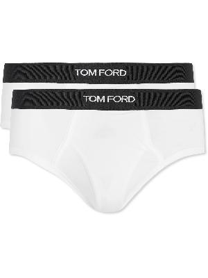TOM FORD - Two-Pack Stretch Cotton and Modal-Blend Briefs