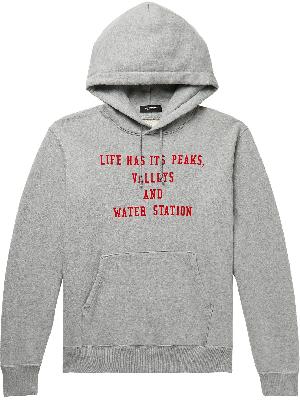 UNDERCOVER - Printed Cotton-Jersey Hoodie