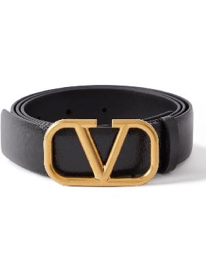 Valentino - Valentino Garavani 3cm V-Logo Leather Belt