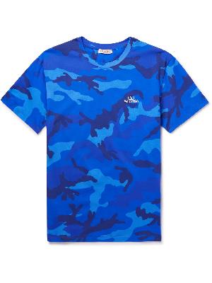 Valentino - Camouflage-Print Cotton-Jersey T-Shirt