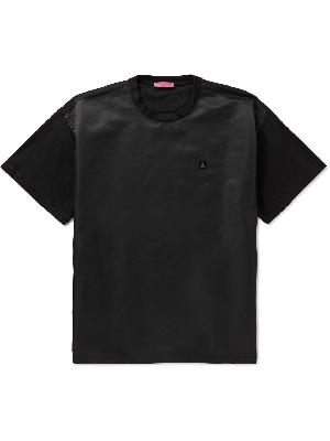 Valentino - Iconic Studded Panelled Shell and Cotton-Jersey T-Shirt