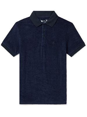 Vilebrequin - Pacific Logo-Embroidered Cotton-Blend Terry Polo Shirt