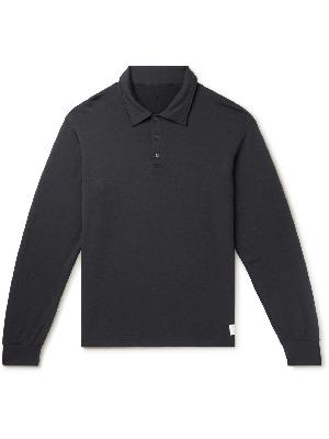 Visvim - Sport Weller Logo-Appliquéd Wool-Blend Jersey Polo Shirt