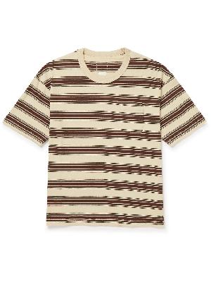 Visvim - Striped Cotton and Cashmere-Blend Jersey T-shirt