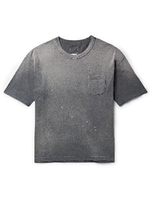 Visvim - Amplus Distressed Cotton-Jersey T-Shirt