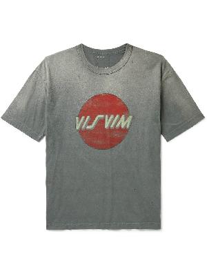 Visvim - Distressed Printed Cotton-Jersey T-Shirt