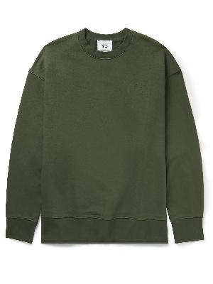 Y-3 - Logo-Appliquéd Cotton-Jersey Sweatshirt