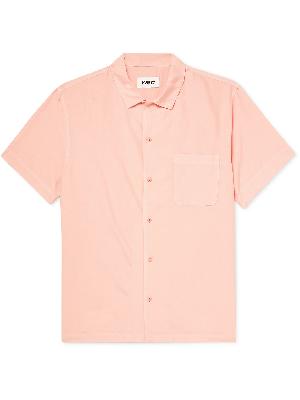 YMC - Malick Camp-Collar Cotton and Silk-Blend Shirt