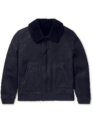 Yves Salomon - Shearling-Lined Suede Jacket