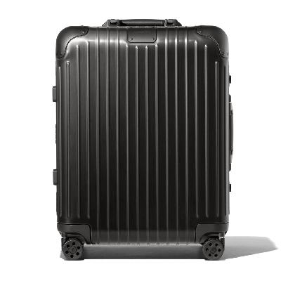 RIMOWA Original Cabin Plus Suitcase in Black - Aluminium - 22,1x17,8x9,9"