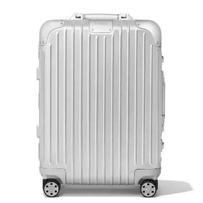 RIMOWA Original Cabin Suitcase in Silver - Aluminium - 21.7x15.8x9.1"
