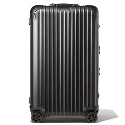 RIMOWA Original Trunk Suitcase in Black - Aluminium - 28,8x17x14,8"