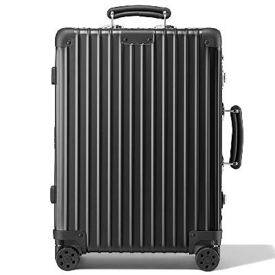 RIMOWA Classic Cabin Suitcase in Black - Aluminium - 21.7x15.8x9.1"
